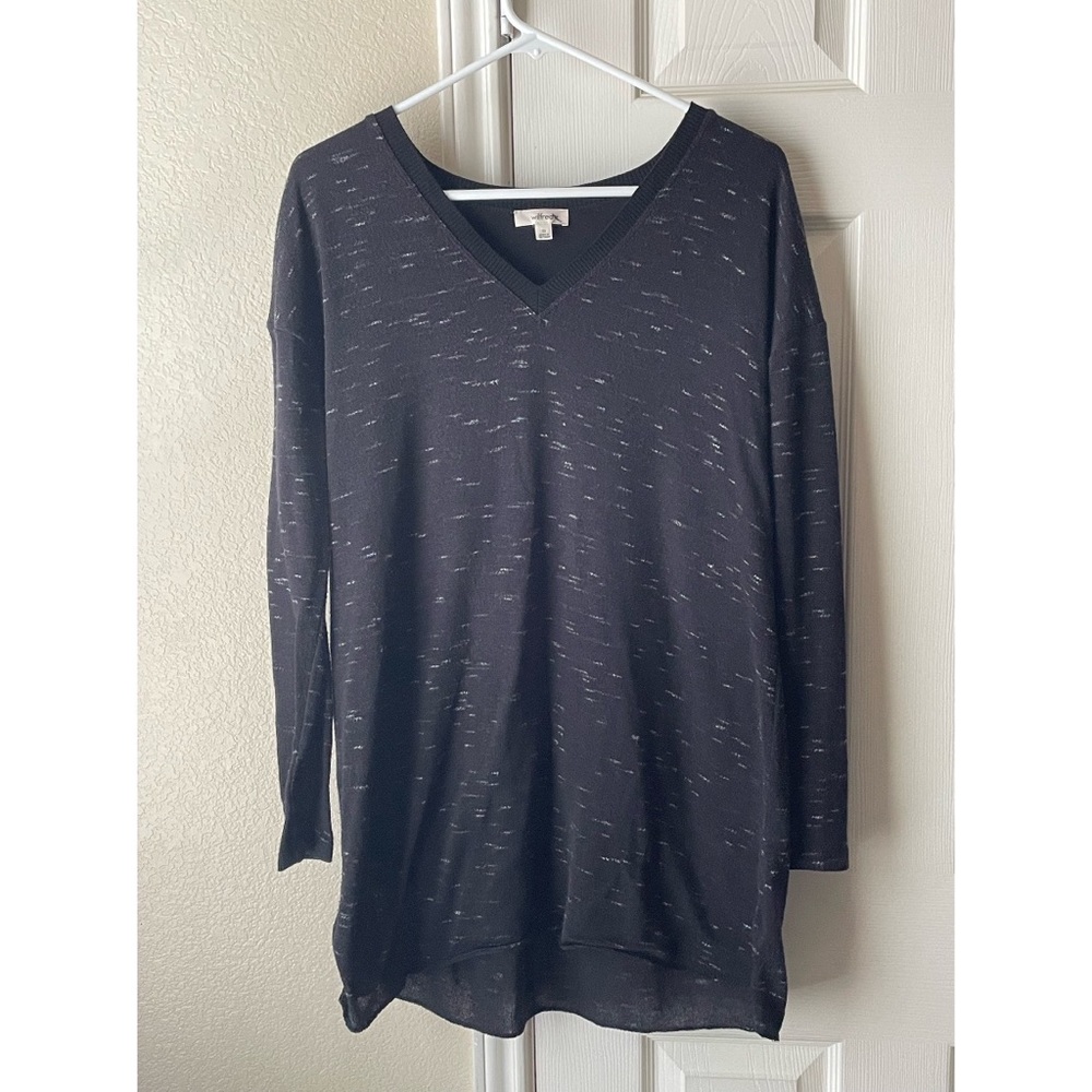 2/$12 Wilfred Aritzia Oversize Pullover / Mini Dress - Black